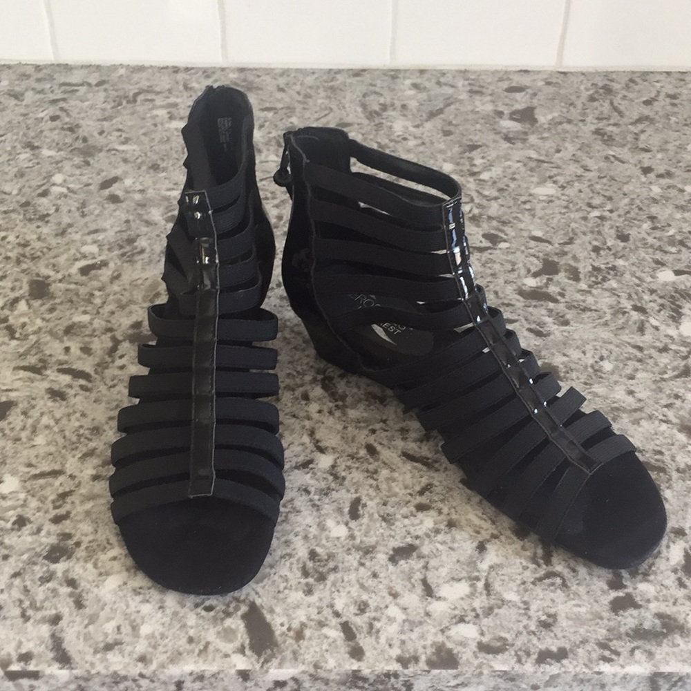 Black Strappy Sandals
